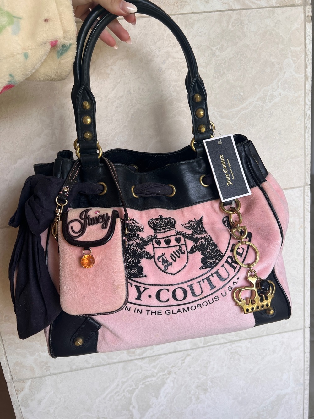 Juicy Couture Vintage Daydreamer Bag Purse 2013